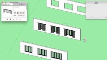 Full set of windows for Sketchup