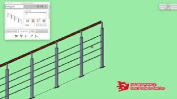 Full set of Modern Railings